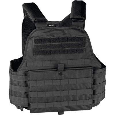 Sort Vægtvest Til Træning Black Plate Carrier Vest - Mil-Tec Sort Vægtvest Til Træning Black Plate Carrier Vest - Mil-Tec