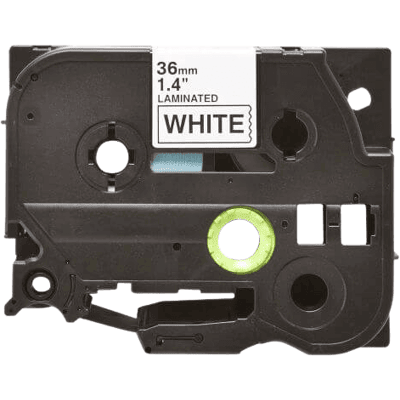 Brother - TZe-261 - 36 mm x 8 m - Sort på Hvid - Tape Brother - TZe-261 - 36 mm x 8 m - Sort på Hvid - Tape