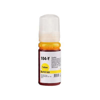 Epson 104 Gul Kompatibel Blæk Refill 70 Ml. (C13t00p440) Epson 104 Gul Kompatibel Blæk Refill 70 Ml. (C13t00p440)
