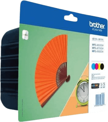 Brother Blækpatron MultiPack Bk,C,M,Y, 1×2400 Sid LC129XLVALBPDR