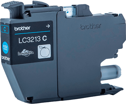Brother Blækpatron cyan, 400 sider LC3213C