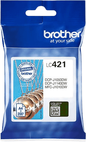 Brother Blækpatron cyan, 200 sider LC421C