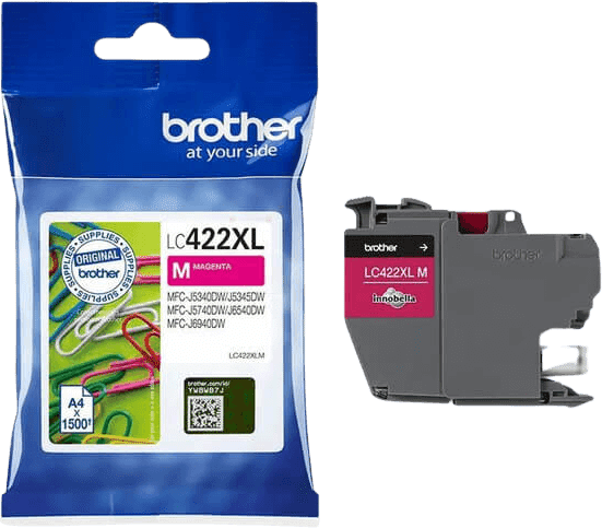 Brother Blækpatron magenta, 1500 sider LC422XLM