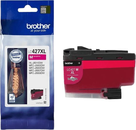 Brother Blækpatron magenta 5.000 sider LC427XLM