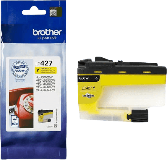 Brother Blækpatron gul, 1500 sider LC427Y