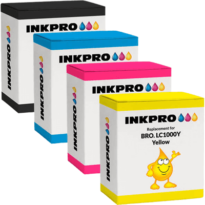 Brother - LC1000 - 4-pack - 61 ml - Blækpatron Brother - LC1000 - 4-pack - 61 ml - Blækpatron