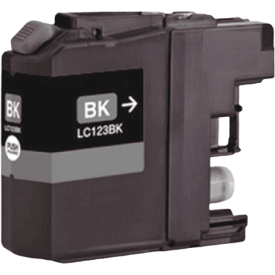 Brother Lc123bk Sort Kompatibel Blækpatron 20,6 Ml. (Lc-123bk) Brother Lc123bk Sort Kompatibel Blækpatron 20,6 Ml. (Lc-123bk)