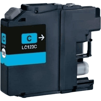 Brother Lc123c Cyan Kompatibel Blækpatron 600 Sider (Lc-123c) Brother Lc123c Cyan Kompatibel Blækpatron 600 Sider (Lc-123c)
