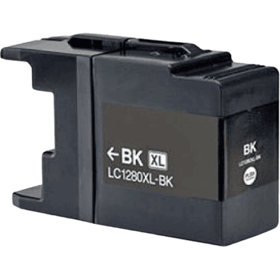 Brother Lc1280bk Xxl Sort Kompatibel Blækpatron 60 Ml. (Lc-1280bk) Brother Lc1280bk Xxl Sort Kompatibel Blækpatron 60 Ml. (Lc-1280bk)