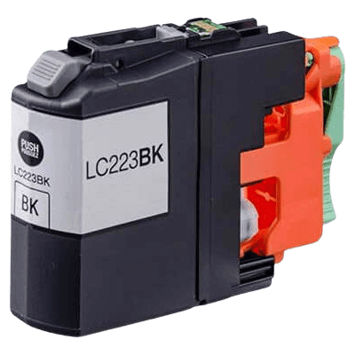 Brother Lc223bk Sort Kompatibel Blækpatron 21 Ml. (Lc-223bk) Brother Lc223bk Sort Kompatibel Blækpatron 21 Ml. (Lc-223bk)