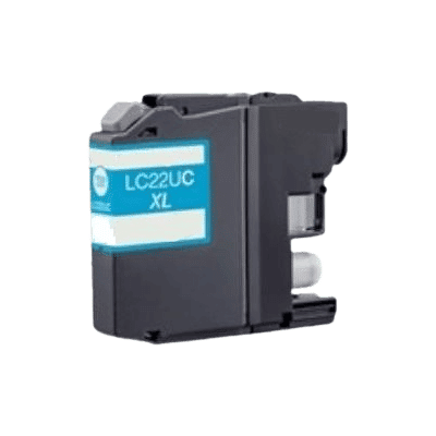 Brother Lc22uc Cyan Kompatibel Blækpatron 13 Ml. (Lc-22uc) Brother Lc22uc Cyan Kompatibel Blækpatron 13 Ml. (Lc-22uc)