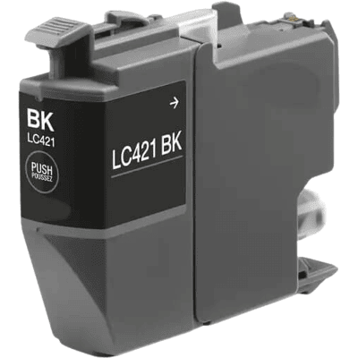 Brother Lc421bk Sort Kompatibel Blækpatron 200 Sider Brother Lc421bk Sort Kompatibel Blækpatron 200 Sider