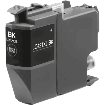 Brother Lc421xlbk Sort Kompatibel Blækpatron 500 Sider Brother Lc421xlbk Sort Kompatibel Blækpatron 500 Sider