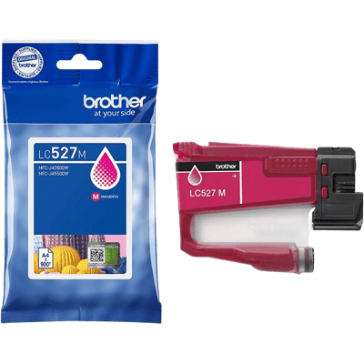 Brother Lc527m Magenta Original Blækpatron 900 Sider Brother Lc527m Magenta Original Blækpatron 900 Sider