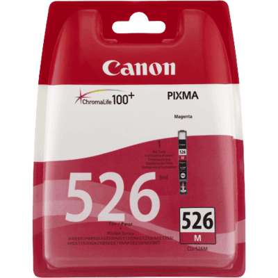 Canon Cli-526m Magenta Original Blækpatron 9 Ml. (4542b001) Canon Cli-526m Magenta Original Blækpatron 9 Ml. (4542b001)