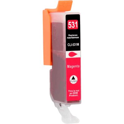 Canon Cli-531m Magenta Kompatibel Blækpatron 12 Ml. (6120c001) Canon Cli-531m Magenta Kompatibel Blækpatron 12 Ml. (6120c001)