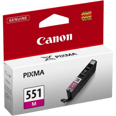 Canon Cli-551m Magenta Original Blækpatron 7 Ml. (6510b001) Canon Cli-551m Magenta Original Blækpatron 7 Ml. (6510b001)