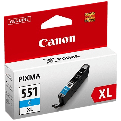 Canon Cli-551xlc Cyan Original Blækpatron 11 Ml. (6444b001) Canon Cli-551xlc Cyan Original Blækpatron 11 Ml. (6444b001)