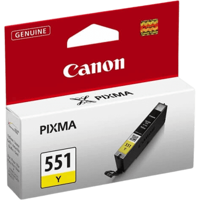 Canon Cli-551y Gul Original Blækpatron 7 Ml. (6511b001) Canon Cli-551y Gul Original Blækpatron 7 Ml. (6511b001)