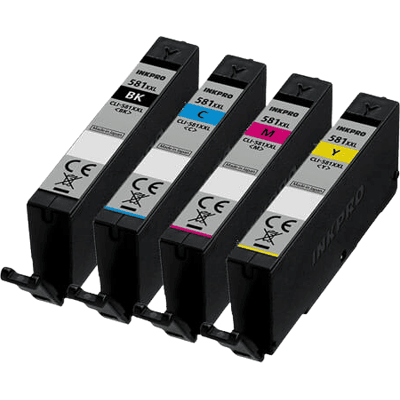 Canon - CLI-581 XL - 4-pakke - 48ml - Blekkpatroner Canon - CLI-581 XL - 4-pakke - 48ml - Blekkpatroner