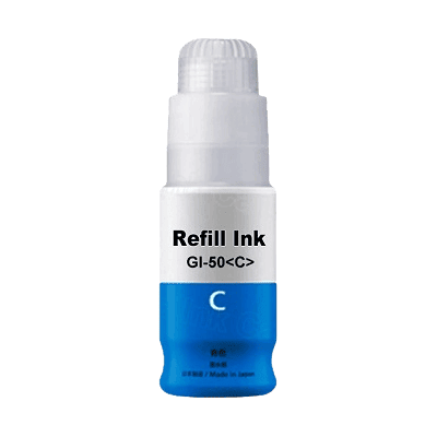 Canon Gi-50 C Cyan Kompatibel Blæk Refill 70 Ml. (3403c001) Canon Gi-50 C Cyan Kompatibel Blæk Refill 70 Ml. (3403c001)