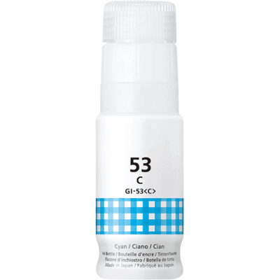 Canon Gi-53c Cyan Kompatibel Blæk Refill 60 Ml. (4673c001) Canon Gi-53c Cyan Kompatibel Blæk Refill 60 Ml. (4673c001)