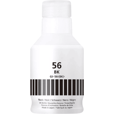 Canon Gi-56bk Sort Kompatibel Blæk Refill 170 Ml. (4412c001) Canon Gi-56bk Sort Kompatibel Blæk Refill 170 Ml. (4412c001)