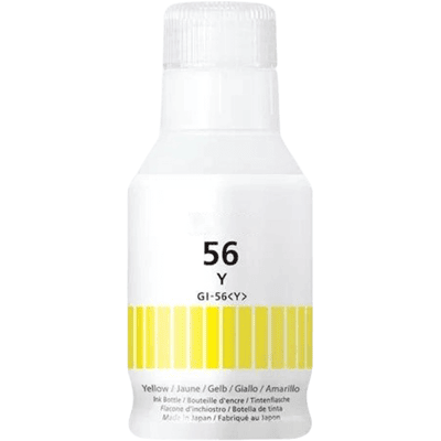 Canon Gi-56y Gul Kompatibel Blæk Refill 135 Ml. (4432c001) Canon Gi-56y Gul Kompatibel Blæk Refill 135 Ml. (4432c001)