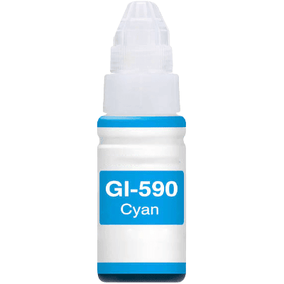 Canon Gi-590c Cyan Kompatibel Blæk Refill 70 Ml. (1604c001) Canon Gi-590c Cyan Kompatibel Blæk Refill 70 Ml. (1604c001)