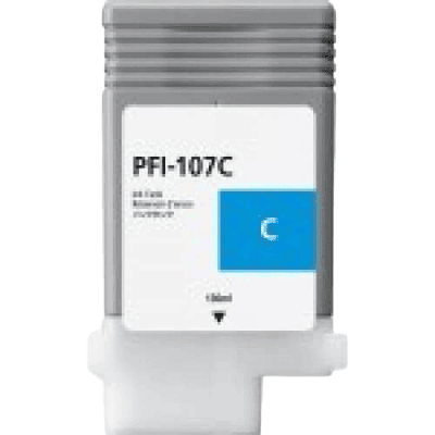 Canon - PFI-107C - Cyan - 130 ml - Blækpatron Canon - PFI-107C - Cyan - 130 ml - Blækpatron