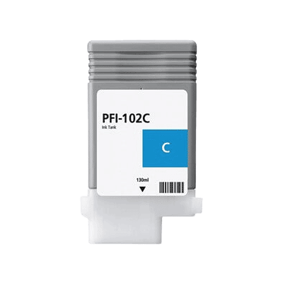 Canon Pfi102c Cyan Kompatibel Blækpatron 130 Ml. (0896b001) Canon Pfi102c Cyan Kompatibel Blækpatron 130 Ml. (0896b001)