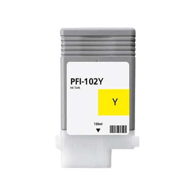 Canon Pfi102y Gul Kompatibel Blækpatron 130 Ml. (0898b001) Canon Pfi102y Gul Kompatibel Blækpatron 130 Ml. (0898b001)