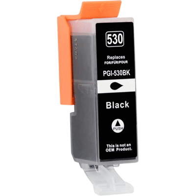 Canon Pgi-530pgbk Pigment Sort Kompatibel Blækpatron 24 Ml. (6117c001) Canon Pgi-530pgbk Pigment Sort Kompatibel Blækpatron 24 Ml. (6117c001)