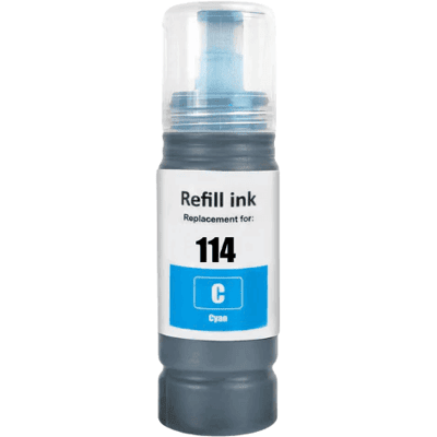 Epson 114 Cyan Kompatibel Blæk Refill 70 Ml. (C13t07b240) Epson 114 Cyan Kompatibel Blæk Refill 70 Ml. (C13t07b240)