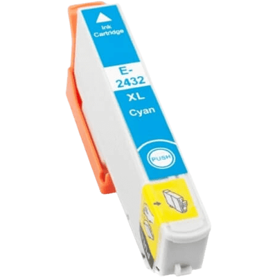 Epson 24 Xl Cyan Kompatibel Blækpatron 11 Ml. (C13t24324010) Epson 24 Xl Cyan Kompatibel Blækpatron 11 Ml. (C13t24324010)