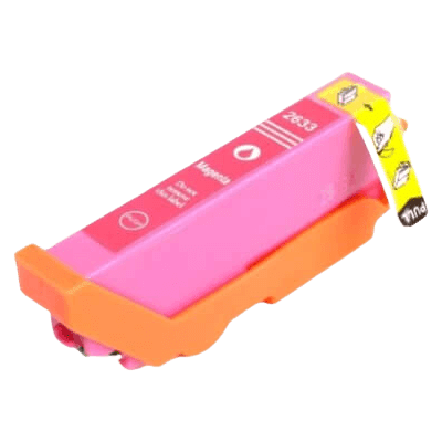 Epson 26 Xl Magenta Kompatibel Blækpatron 15 Ml. (C13t26334010) Epson 26 Xl Magenta Kompatibel Blækpatron 15 Ml. (C13t26334010)