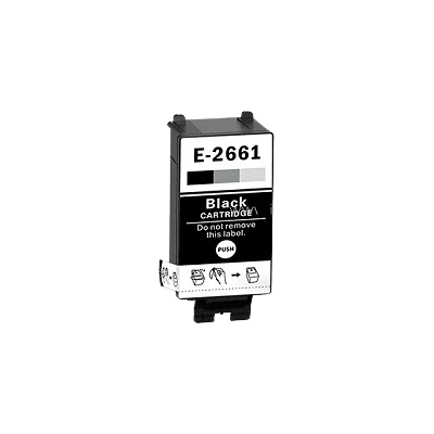 Epson 266 Sort Kompatibel Blækpatron 11,5 Ml. (C13t26614010) Epson 266 Sort Kompatibel Blækpatron 11,5 Ml. (C13t26614010)