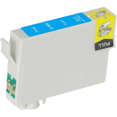 Epson T0802 Cyan Kompatibel Blækpatron 13 Ml. (C13t08024011) Epson T0802 Cyan Kompatibel Blækpatron 13 Ml. (C13t08024011)
