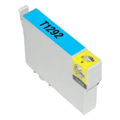 Epson T1292 Xl Cyan Kompatibel Blækpatron 13 Ml. (C13t12924011) Epson T1292 Xl Cyan Kompatibel Blækpatron 13 Ml. (C13t12924011)