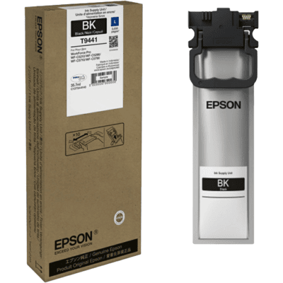 Epson T9441 Sort Original Blækpatron 3000 Sider (C13t944140) Epson T9441 Sort Original Blækpatron 3000 Sider (C13t944140)