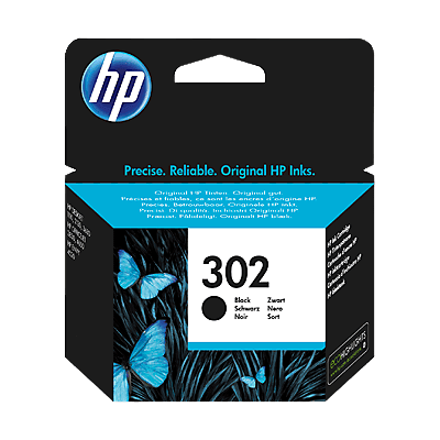 HP 302 Sort Original Blækpatron 3,5 Ml. (F6u66ae) HP 302 Sort Original Blækpatron 3,5 Ml. (F6u66ae)
