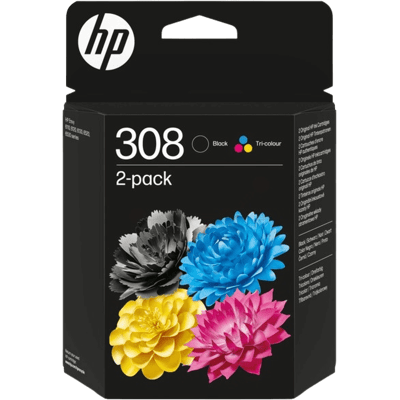 HP 308 Cmyk Original Blækpatron 120 Sider (6l6s6ue) HP 308 Cmyk Original Blækpatron 120 Sider (6l6s6ue)