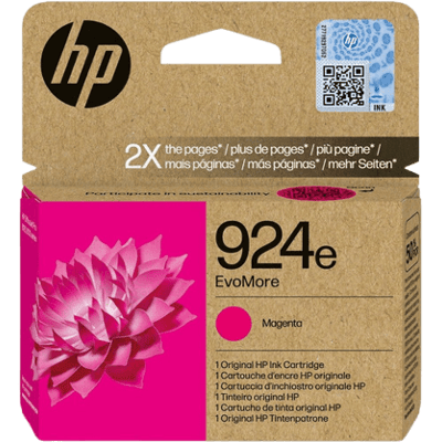 HP 924e Xl Magenta Original Blækpatron 800 Sider (4k0u8ne) HP 924e Xl Magenta Original Blækpatron 800 Sider (4k0u8ne)