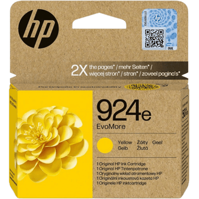 HP 924e Xl Gul Original Blækpatron 800 Sider (4k0u9ne) HP 924e Xl Gul Original Blækpatron 800 Sider (4k0u9ne)