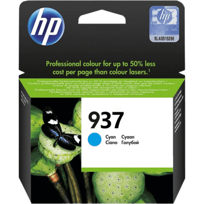 HP 937 Cyan Original Blækpatron 800 Sider (4s6w2ne) HP 937 Cyan Original Blækpatron 800 Sider (4s6w2ne)