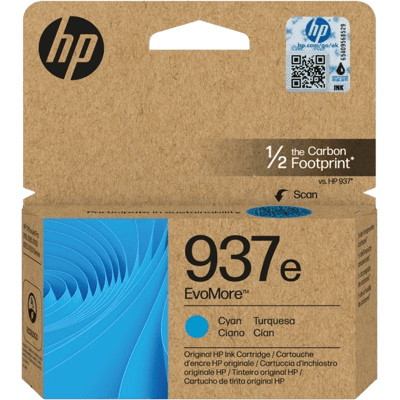 HP 937e Xl Cyan Original Blækpatron 1650 Sider (4s6w6ne) HP 937e Xl Cyan Original Blækpatron 1650 Sider (4s6w6ne)