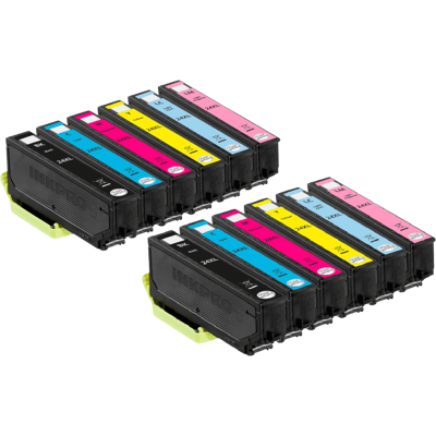 Epson 24 Xl 12 Stk. Rabatpakke Blækpatron 132 Ml. - Kompatibel Epson 24 Xl 12 Stk. Rabatpakke Blækpatron 132 Ml. - Kompatibel