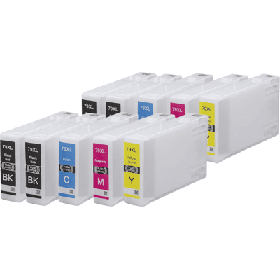 Epson 79 Xl 10 Stk. Rabatpakke Blækpatron 440 Ml. - Kompatibel Epson 79 Xl 10 Stk. Rabatpakke Blækpatron 440 Ml. - Kompatibel