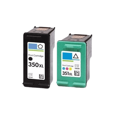 InkPro - HP 350 XL - To-pakning - Blekkpatron InkPro - HP 350 XL - To-pakning - Blekkpatron