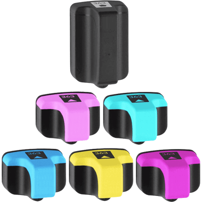 HP 363 Xl 6 Stk. Rabatpakke Blækpatron 80 Ml. - Kompatibel HP 363 Xl 6 Stk. Rabatpakke Blækpatron 80 Ml. - Kompatibel